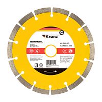 Диск алмазный отрезной сегментный 180x22.2x2.2x10 мм KRANZ | код KR-90-0103 | KRANZ