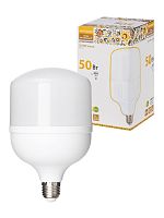 Лампа светодиодная T-50 Вт-230 В-4000 К–E27 (125x206 мм) НАРОДНАЯ | код SQ0340-1646 | TDM НАРОДНЫЙ