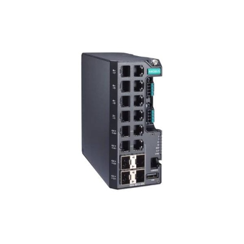 Коммутатор EDS-4012-4GC-HV Managed Gigabit Ethernet switch with 8 10/100BaseT(X) ports, 4 10/100/1000BaseT(X) or 100/1000BaseSFP ports, single power input 110/220 VAC/VDC, t: -10/60 | код 00-06142018 | MOXA Коммутатор EDS-4012-4GC-HV Managed Gigabit Ethernet switch with 8 10/100BaseT(X) ports, 4 10/100/1000BaseT(X) or 100/1000BaseSFP ports, single power input 110/220 VAC/VDC, t: -10/60 | код 00-06142018 | MOXA