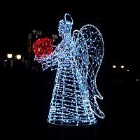 Декоративная декорация Ангел 170 см | код 501-648 | NEON-NIGHT