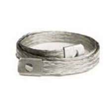 Шлейфы заземления под винт М6 сечением 10 мм2 с расстояниями между отверстиями 225 мм | код GRL10M6L225 | Коннектор