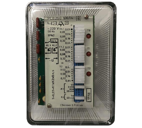 Реле времени РСВ-260 220В 50Гц ун.прис. | код A8119-77134658 | ЧЭАЗ