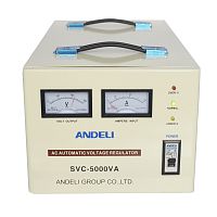 Стабилизатор напряжения SVC-5KVA(УКАЗАТЕЛЬ) 150-250 ВОЛЬТ | код ADL23-005 | ANDELI