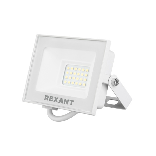 Прожектор REXANT СДО 30 Вт 2400 Лм 5000 K белый корпус | код 605-025 | REXANT
