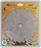 Диск пильный по дереву с тефлоновым покрытием 24Т, Profi plus, 230x1,6/2,4x32/30/25,4/20 мм | код 75-23024Т | FIT