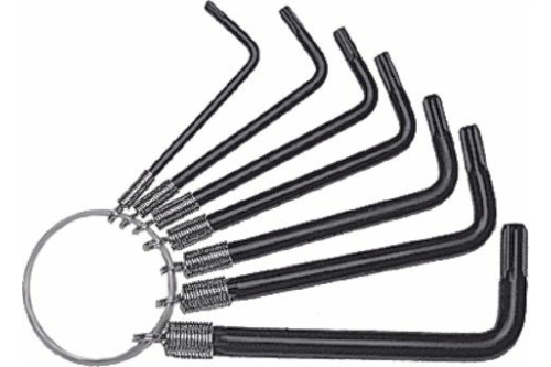 Ключи ''звездочки'' 8 шт Т9-Т40 на кольце | код 64006 | FIT