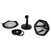 Светильник светодиодный ДБУ 8Вт 3000K IP44 07-8-005 Дели 1 черный 6 гранный | код Б0064299 | ЭРА