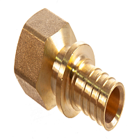 Муфта аксиальная латунная ВР 25x3/4 | код AX1802534 | PRO AQUA