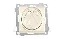 21 - Светорегулятор (RL) с подсветкой, поворотный, 600 Вт, сл.кость | код 2100-440-0202 | Mutlusan