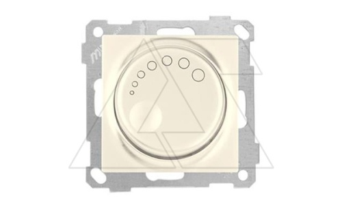 21 - Светорегулятор (RL) с подсветкой, поворотный, 600 Вт, сл.кость | код 2100-440-0202 | Mutlusan