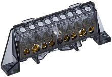 TEKFOR Шина N ноль в комб. изол. Стойка 8х12-4+4-Ч IEK | код TF-NN20-44-DP-K02 | IEK