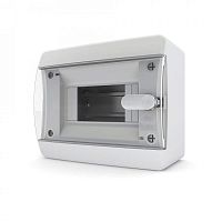 Щит навесной 8 мод. IP41, прозрачная дверца CNC 40-08-1 (полная комплектация) | код 01-04-016 | Tekfor