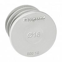 Заглушка - для энергосберегающей встариваемой коробки Batibox - 16 мм | код 080016 | Legrand