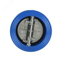 Клапан обратный Ду 350 двухстворчатый межфланцевый (корпус чугун, створки нж) | код 019-2386 | Benarmo