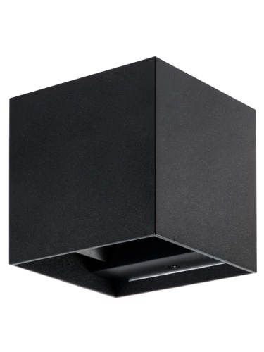 Светильник настенный LED, Кватро, 2х3 Вт, 4000 К, Н100 мм, алюм./черн., вверх/вниз, IP65, TDM | код SQ0345-1029 | TDM