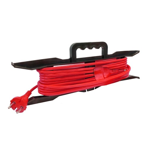 Удлинитель-шнур на рамке 1х50м без заземл. 10А IP44 2.2кВт КГ 2х1 АРКТИК морозостойкий DOMTOK 2591 фото 3