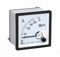Амперметр аналоговый 30/5А AC 72х72мм КТ 1,5 трансф. подкл. | код 50202DEK | DEKraft