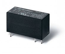 Низкопрофильное миниатюрное твердотельное реле, монтаж на печатную плату, выводы с шагом 5мм, выход 5A(24В DC),вход 12В DС, влагозащита RTIII | код 418170129024 | FINDER