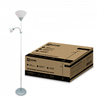 Светильник напол п/лампу на основании ТНО 02С 60Вт Е27/Е14 230В СЕРЕБРО IN HOME | код 4690612042671 | IN HOME