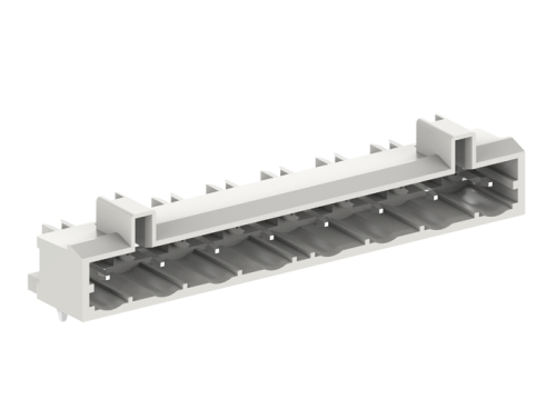 475803-06D Вилка на плату под 90 градусов, шаг 7.5мм, 3 конт, с защ. от неправ. подключ., сер., шт | код 475803-06D | SUPU