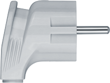 Вилка Navigator 61 362 NCA-PL04-16A-E-WH угловая с заземлением белая | код 20654 | Navigator Group