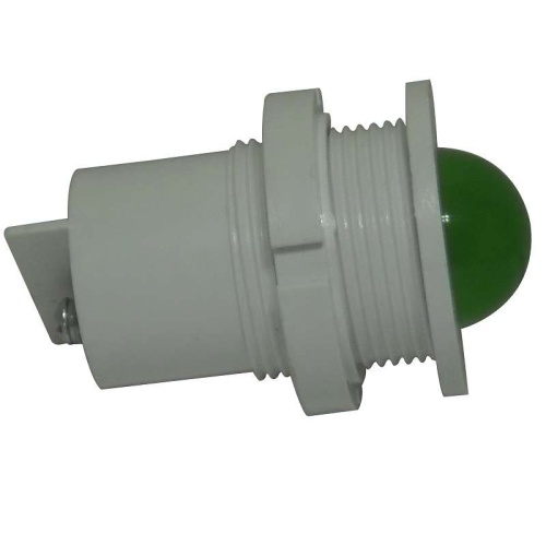 Лампа коммутаторная светодиодная СКЛ11-1-220 зеленая | код 373 | Каскад-Электро