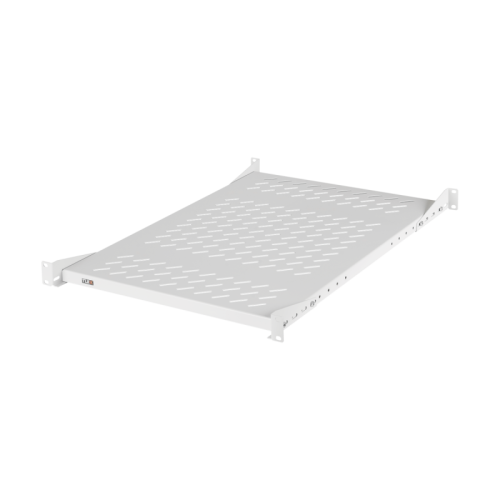 Полка стационарная усиленная TLK, 19, Ш437хГ660мм, для шкафа и стойки глубиной 800мм, серая | код TLK-SHFC-660F-GY | TLK