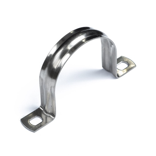 Скоба металлическая двухлапковая СМД(INOX) d60-63 мм (10шт/100шт уп/кор) Промрукав | код PR08.20811 | ПРОМРУКАВ