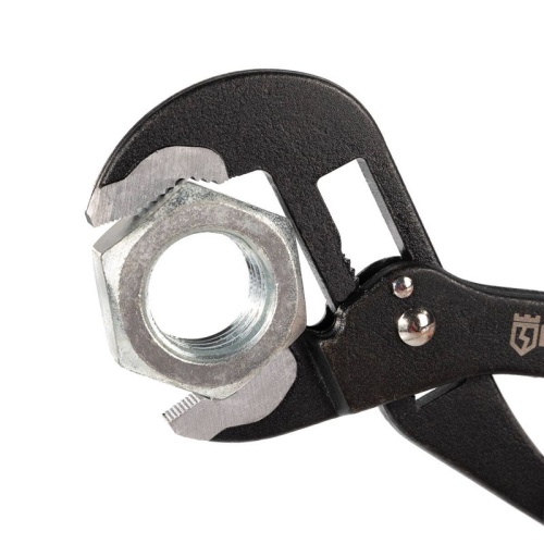 Клещи переставные саморегулирующиеся 180 мм серия ПРОФИ с автоматической установкой по размеру детали | код 92361 | КВТ фото 4 Клещи переставные саморегулирующиеся 180 мм серия ПРОФИ с автоматической установкой по размеру детали | код 92361 | КВТ фото 4