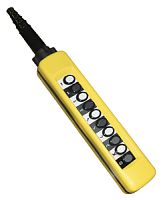 Пост кнопочный ПКТ-100 У2, IP65, вверх, вниз, влево, вправо, вперед, назад, по часовой, против часовой, быстрее, медленнее, 10NO, пост кнопочный (ЭТ) | код ET010019 | Электротехник