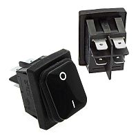 Клавишный переключатель RUICHI SB089, IP65, ON-OFF, 22x30 мм | код 100068 | Ruichi