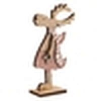 Фигура деревянная "Рождественский Олень" 10.5х18см | код 504-006 | Neon-Night