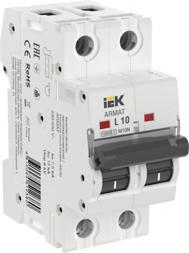ARMAT Авт. выкл. M10N 2P L 10А IEK | код AR-M10N-2-L010 | IEK ARMAT Авт. выкл. M10N 2P L 10А IEK | код AR-M10N-2-L010 | IEK