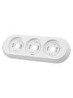 Рамка 3-х постовая белая «Виви» TDM | код SQ1820-1091 | TDM