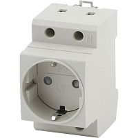 Розетка на DIN-рейку PRO MRD10-16-E 16А с заземлением | код Б0057482 | ЭРА