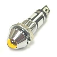 Лампочка неоновая в корпусе RUICHI N-706-Y, 220 В, жёлтая, 25 мА | код 64136 | Ruichi