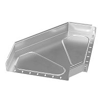 Угол горизонтальный 90 градусов Стандарт INOX (AISI 304) 400х80 Промрукав | код PR16.3507 | ПРОМРУКАВ