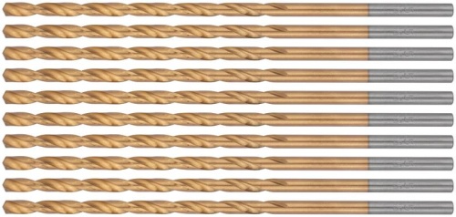 Сверло HSS по металлу удлиненные титановое покрытие 3.5х112мм (уп.10шт) FIT 34235 фото 4
