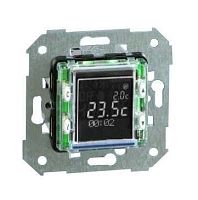 Термостат с таймером цифровой, ЖК дисплей, 8А 230В, S27,82,82N,82C,88, механизм | код 75817-39 | Simon