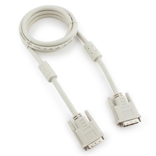 Кабель DVI-D dual link Cablexpert CC-DVI2-6C, 25M/25M, 1.8м, экран, феррит.кольца, пакет | код CC-DVI2-6C | Cablexpert