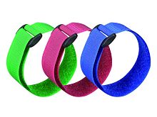 Хомуты-липучки с пластиковой пряжкой 25?300 желтая HLT | код 084-07-370 | HLT