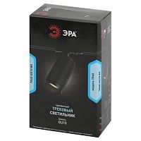 Трековый светильник однофазный ДВО TR40-GU10 BK под лампу MR16 черный | код Б0054199 | ЭРА
