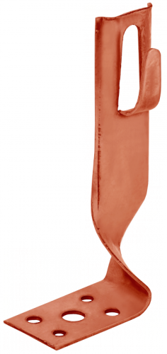 Дер. пр. кр. 6-8мм угловой скр. h=140мм медь IEK | код ZDP87-50-1-68-140 | IEK