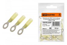 Наконечник НКИ-Т 6,0–6 кольцо в термоусаживаемой манжете (100шт) TDM | код SQ0589-0008 | TDM