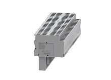 TCPDB2.5-12-GY Вилка штекерная ТC с 2-уровневым рядом шунтирования, сеч.2.5мм2, 12 конт., сер., шт | код TCPDB2.5-12-GY | SUPU