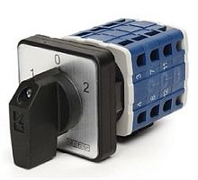 Кулачковый переключатель PSA, 10А, реверсивный, 3 полюса, 60 градусов | код PSA010KD334AQ | EMAS