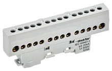 TEKFOR Шина L фаза изолированная на универсальном держателе 8х12-12-Ср IEK | код TF-NN20-12-KL-K03 | IEK