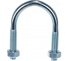 Хомут U-образный 3 М12 80-90 оцинкованная сталь ГОСТ 24137-80 | код VENT3М12UCH51 | Мир хомутов