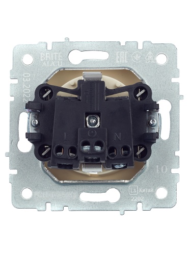 BRITE Розетка 1-местная с заземлением без защитных шторок 16А РС11-1-0-БрКр бежевый | код BR-R11-16-K10 | IEK фото 6 BRITE Розетка 1-местная с заземлением без защитных шторок 16А РС11-1-0-БрКр бежевый | код BR-R11-16-K10 | IEK фото 6