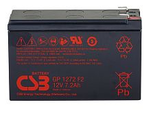 CSB GP1272 Аккумуляторная батарея для ИБП, напряжение: 12В, ёмкость: 7,2Ач, клеммы типа: F2, Размеры ДШВ: 150,9х64,8х98,6мм, вес: 2,4кг. Срок службы: 5 лет. | код CSB GP1272 | CSB
